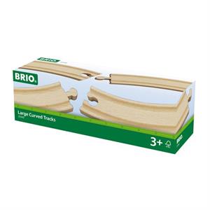 Brio Large Curved Tracks 170mm